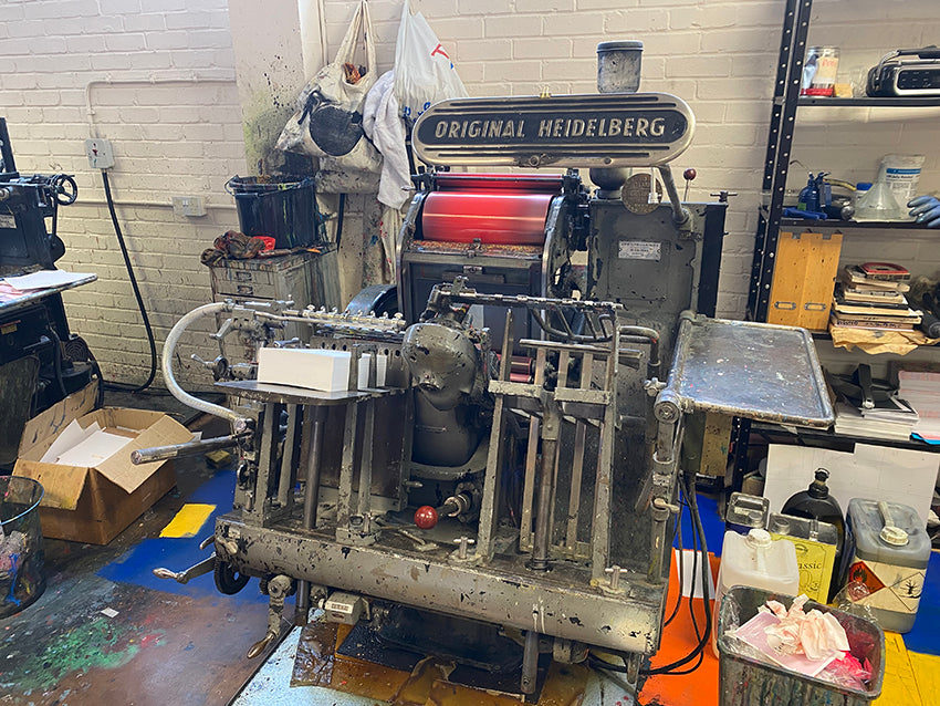 Heidi – the letterpress machine