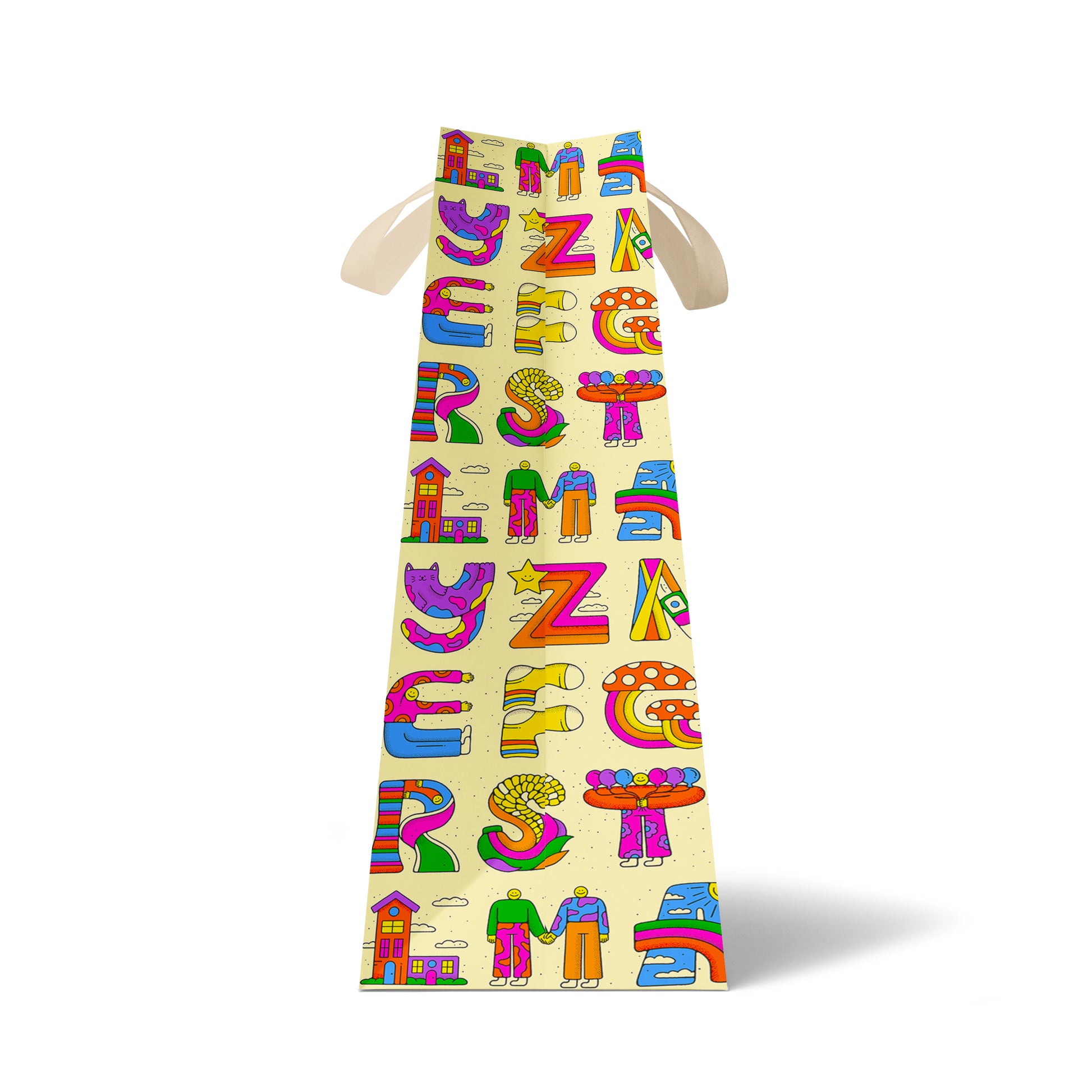ALPHABET MEDIUM GIFT BAG