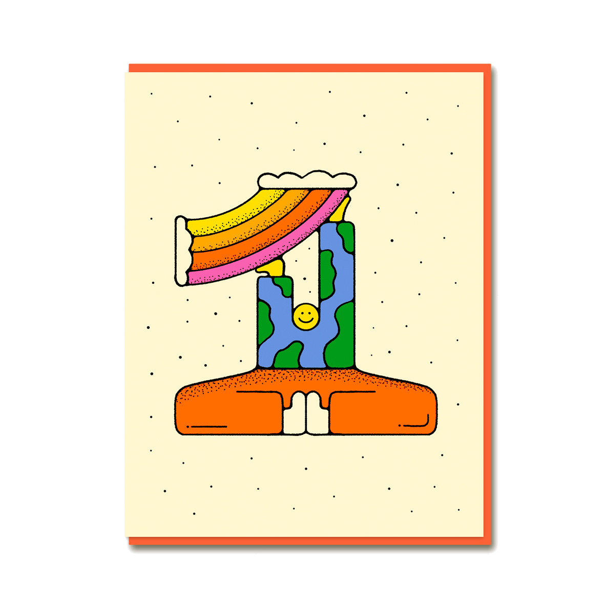 ONE BIRTHDAY CARD