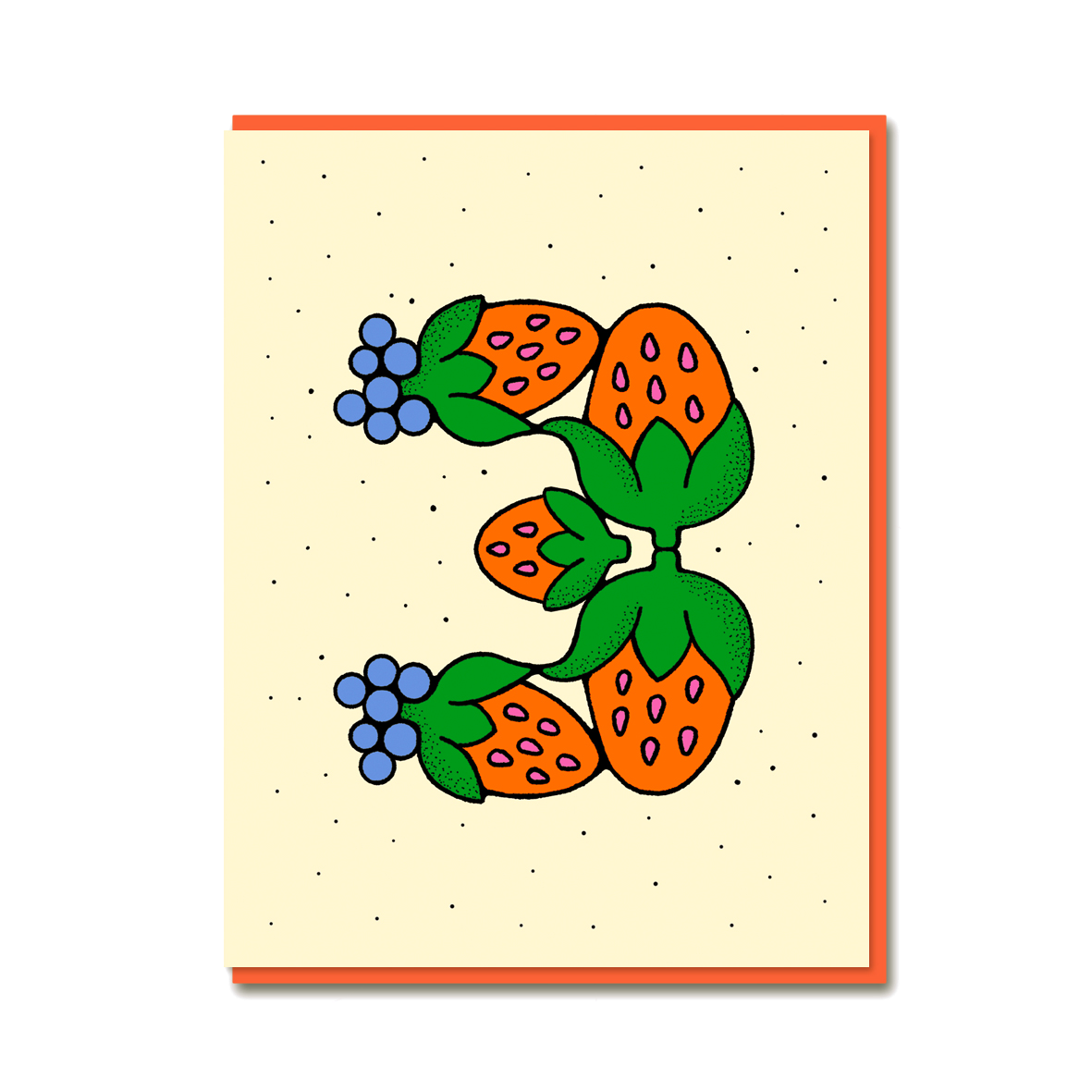 THREE BIRTHDAY CARD