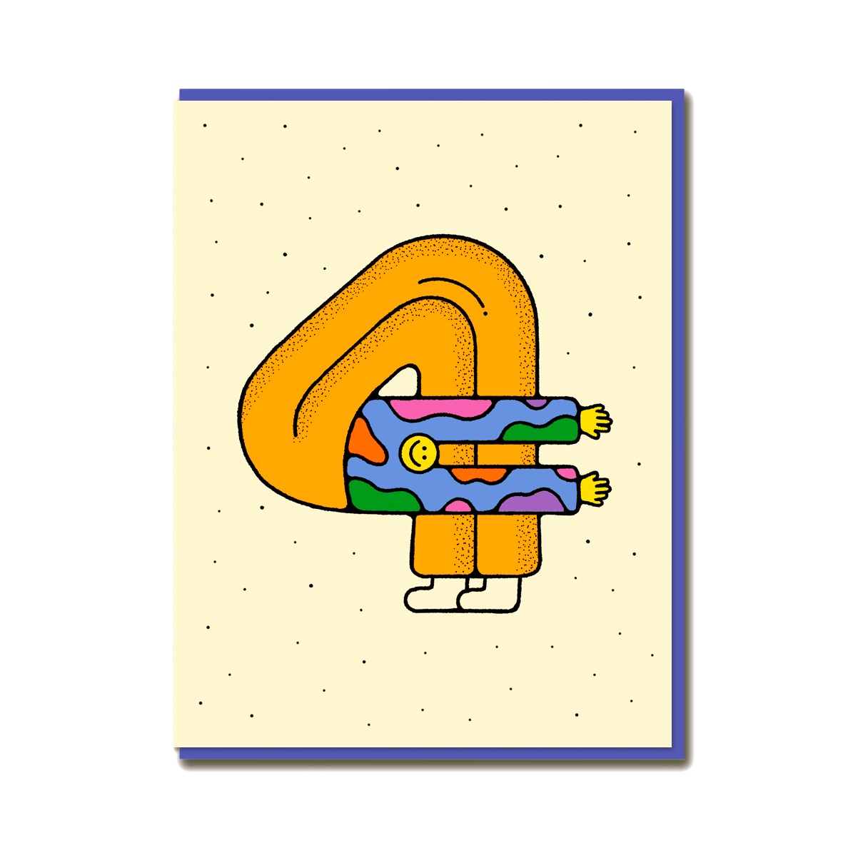 FOUR BIRTHDAY CARD