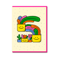 FIVE BIRTHDAY CARD