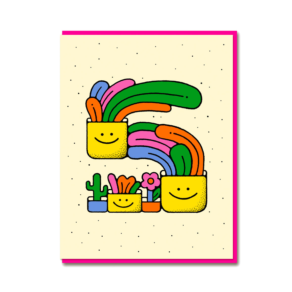FIVE BIRTHDAY CARD