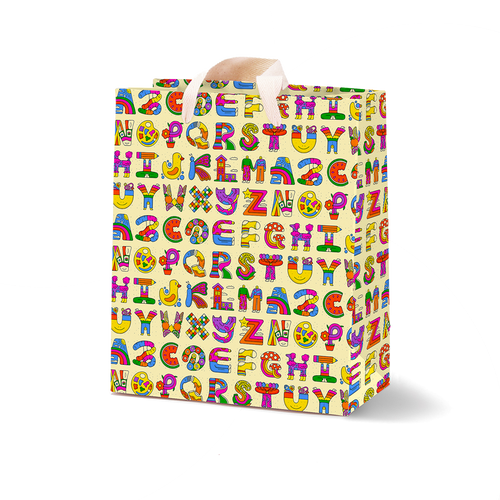 ALPHABET MEDIUM GIFT BAG