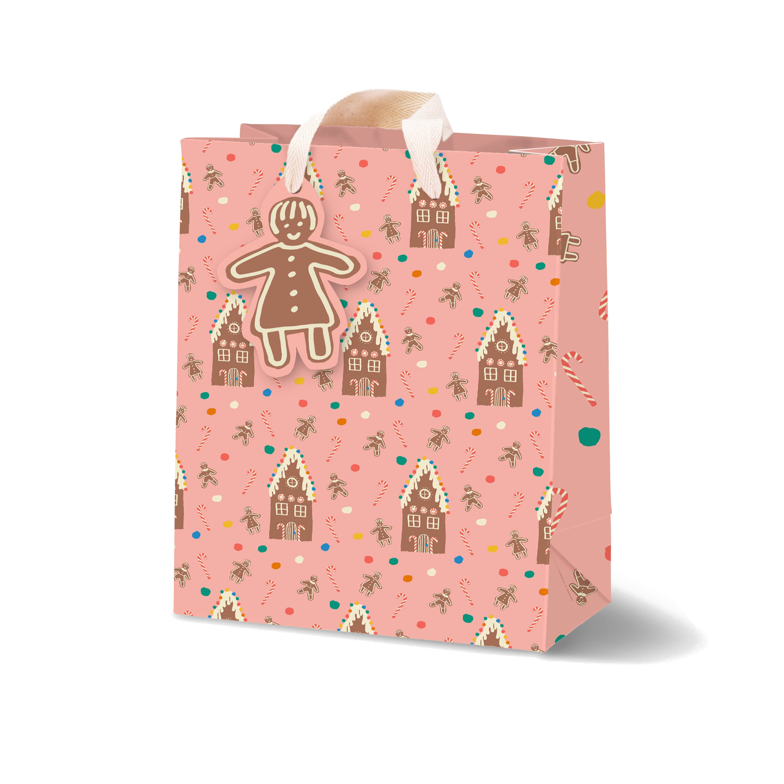 GINGERBREAD HOUSE GIFT BAG