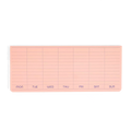 HIGHTIDE PENCO WEEKLY STICKY MEMO PAD: PINK