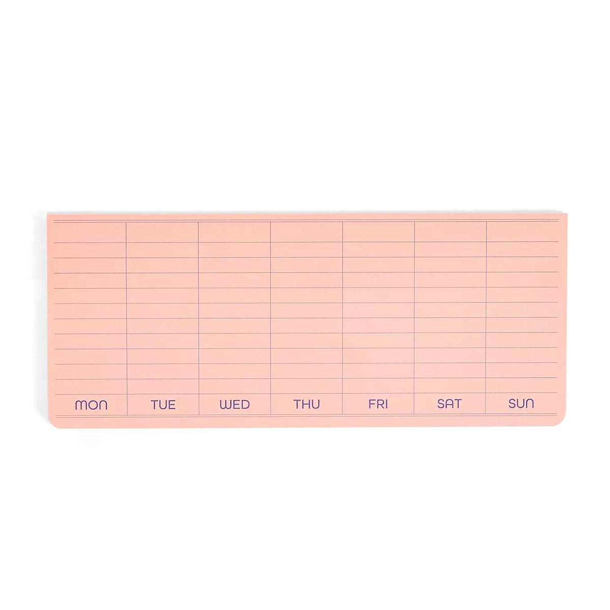 HIGHTIDE PENCO WEEKLY STICKY MEMO PAD: PINK