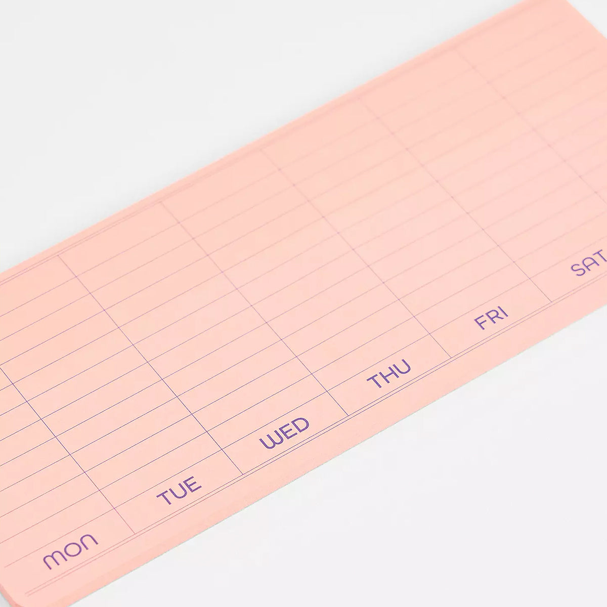 HIGHTIDE PENCO WEEKLY STICKY MEMO PAD: PINK