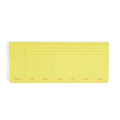 HIGHTIDE PENCO WEEKLY STICKY MEMO PAD: YELLOW