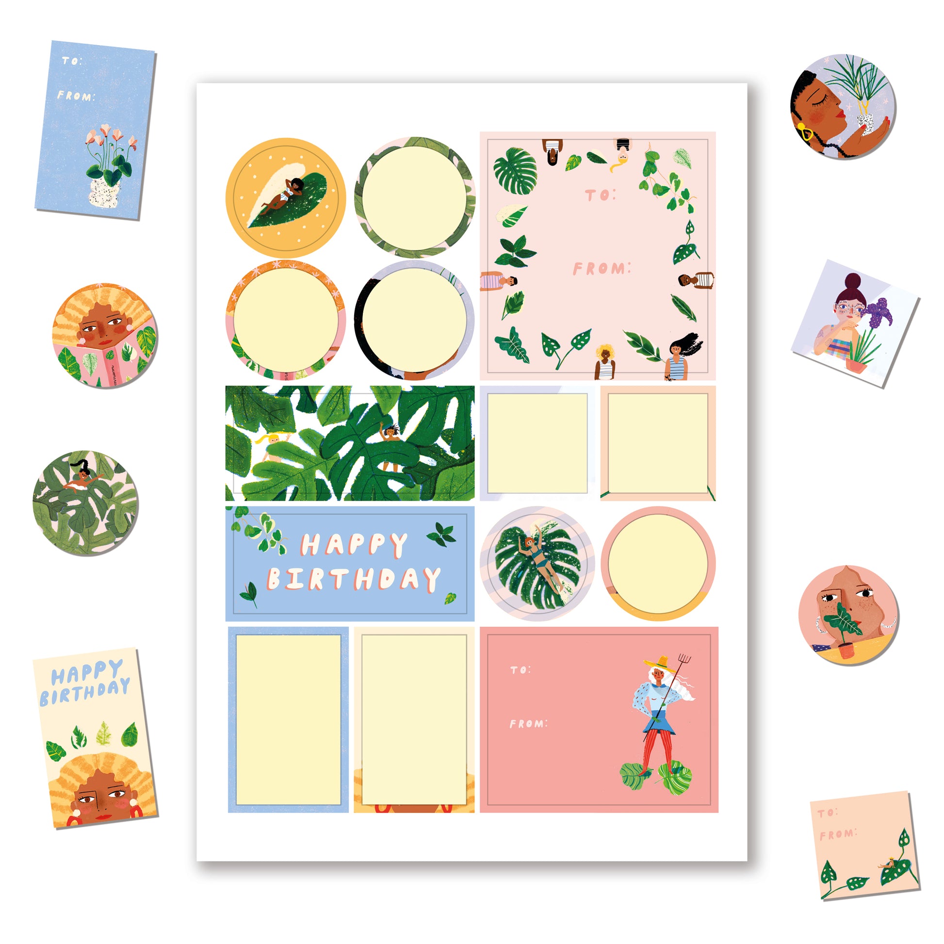 PLANT STICKERS & LABELS