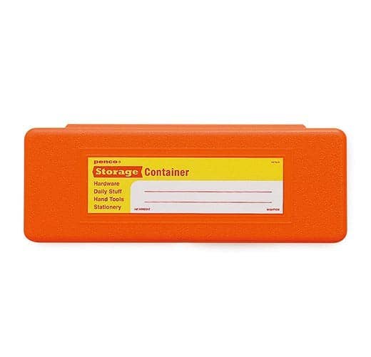 HIGHTIDE PENCO PEN CASE STORAGE CONTAINER: ORANGE