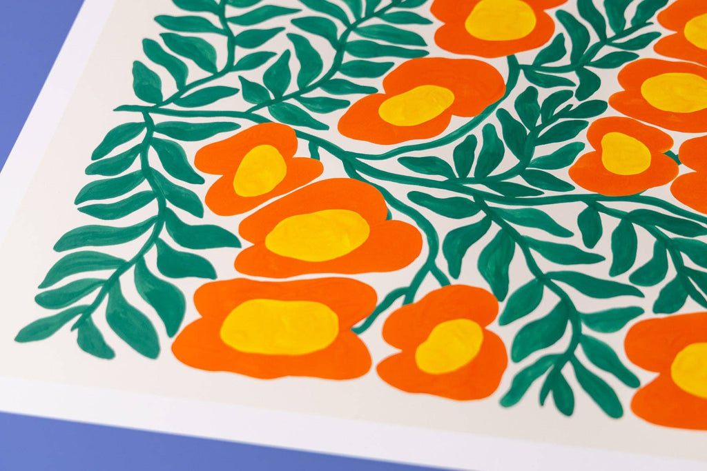 FLUTTERING ART PRINT // A3