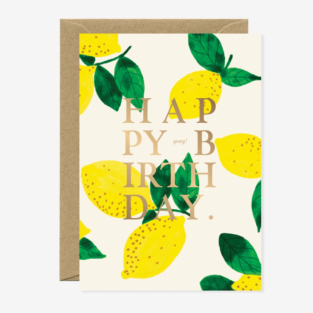 LEMON BIRTHDAY