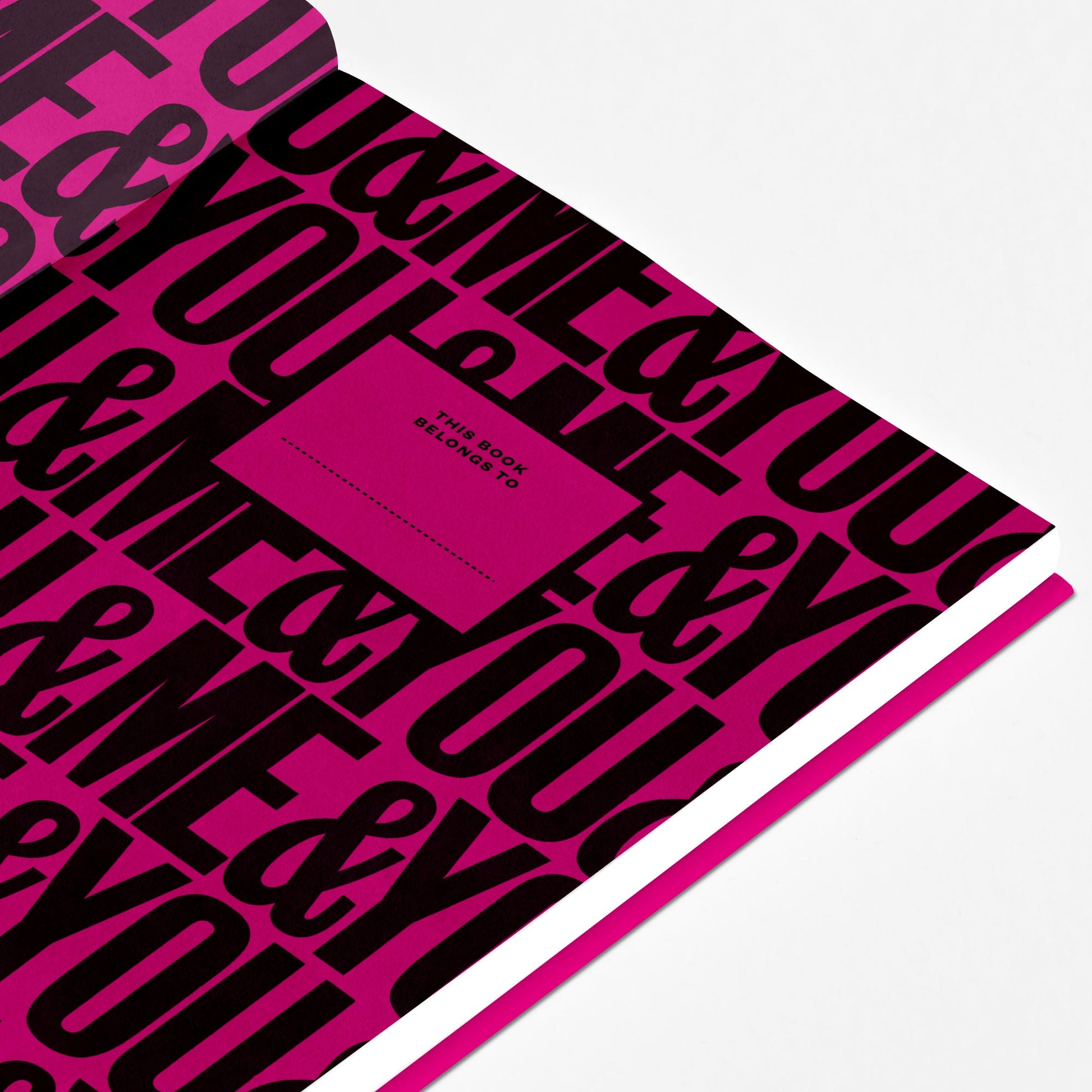 ME & YOU, YOU & ME NOTEBOOK BY ANTHONY BURRILL