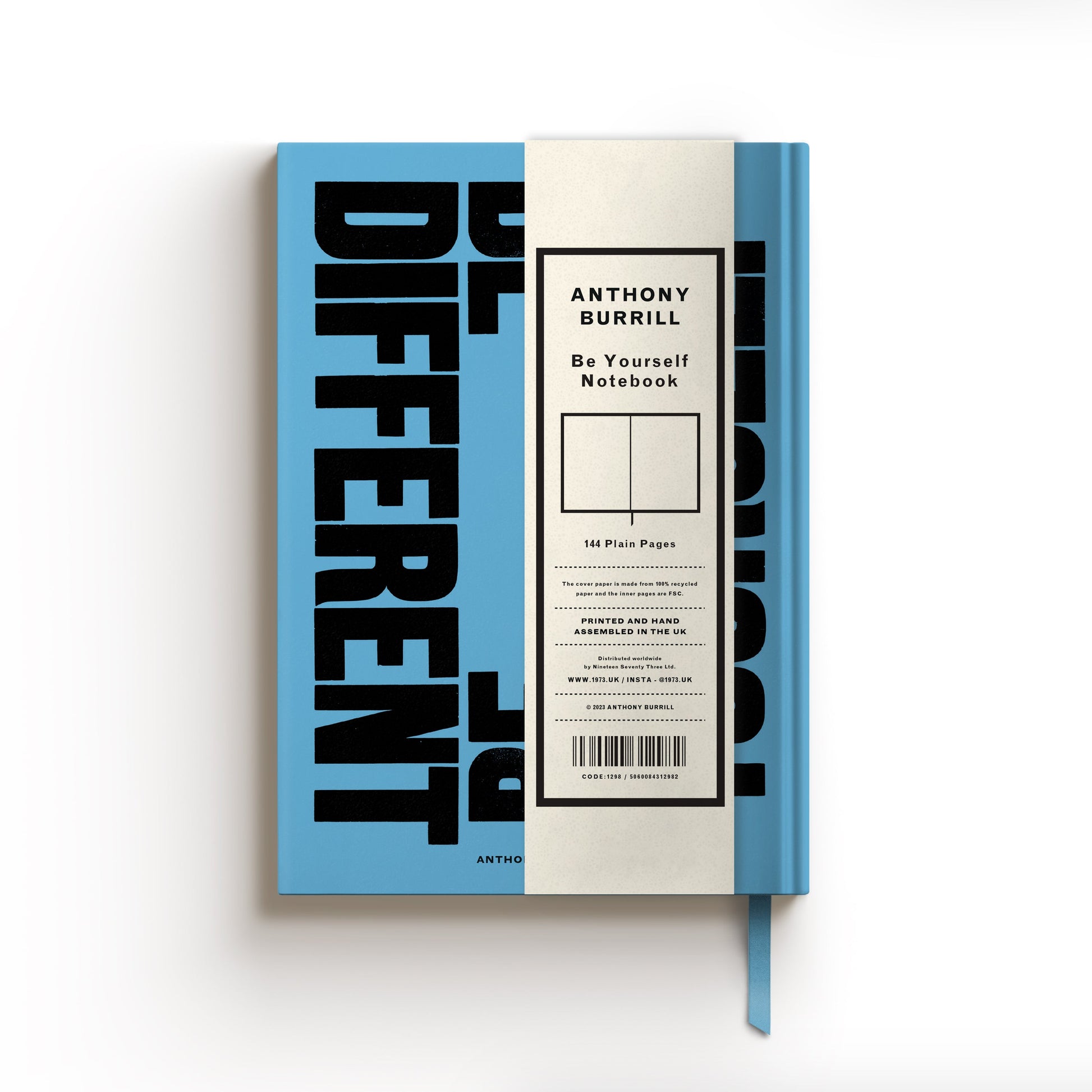 BE DIFFERENT BE YOURSELF NOTEBOOK