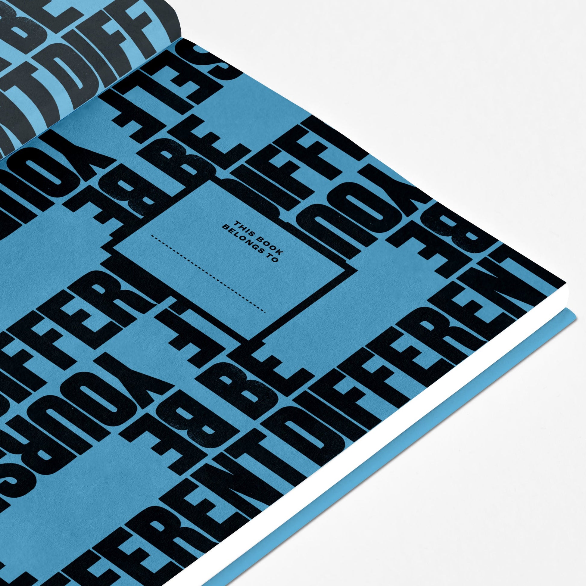 BE DIFFERENT BE YOURSELF NOTEBOOK