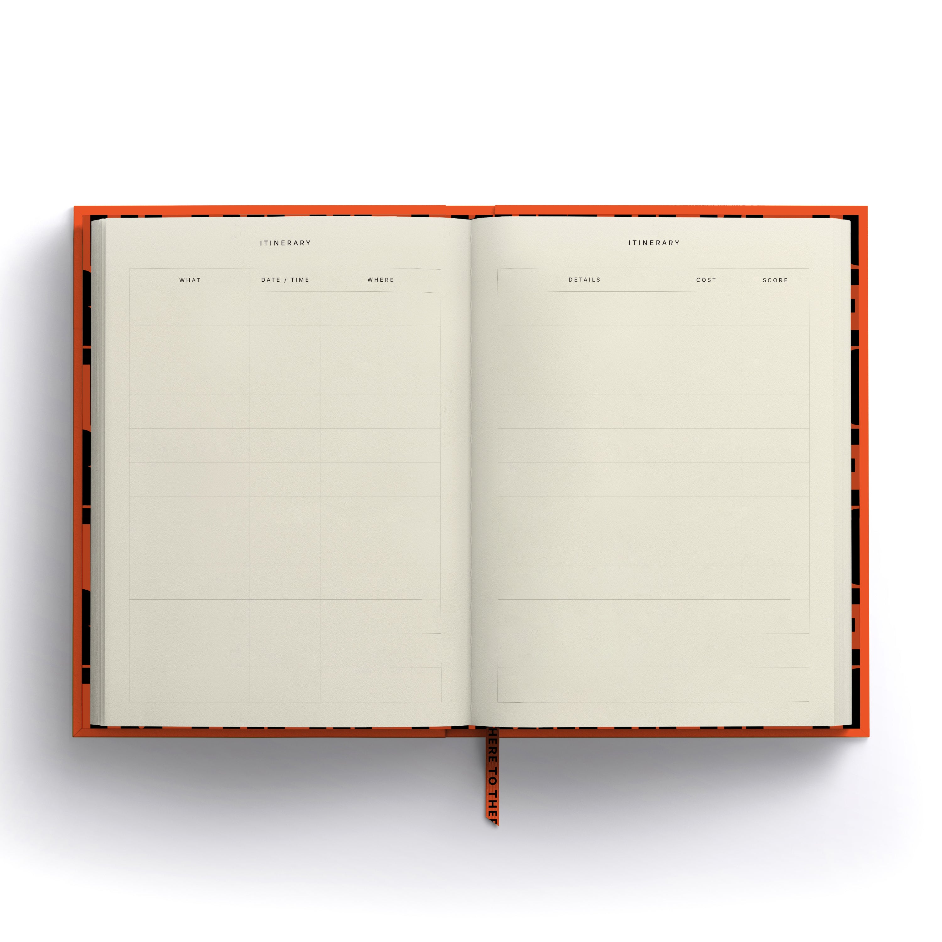 FROM HERE TO THERE TRAVEL JOURNAL