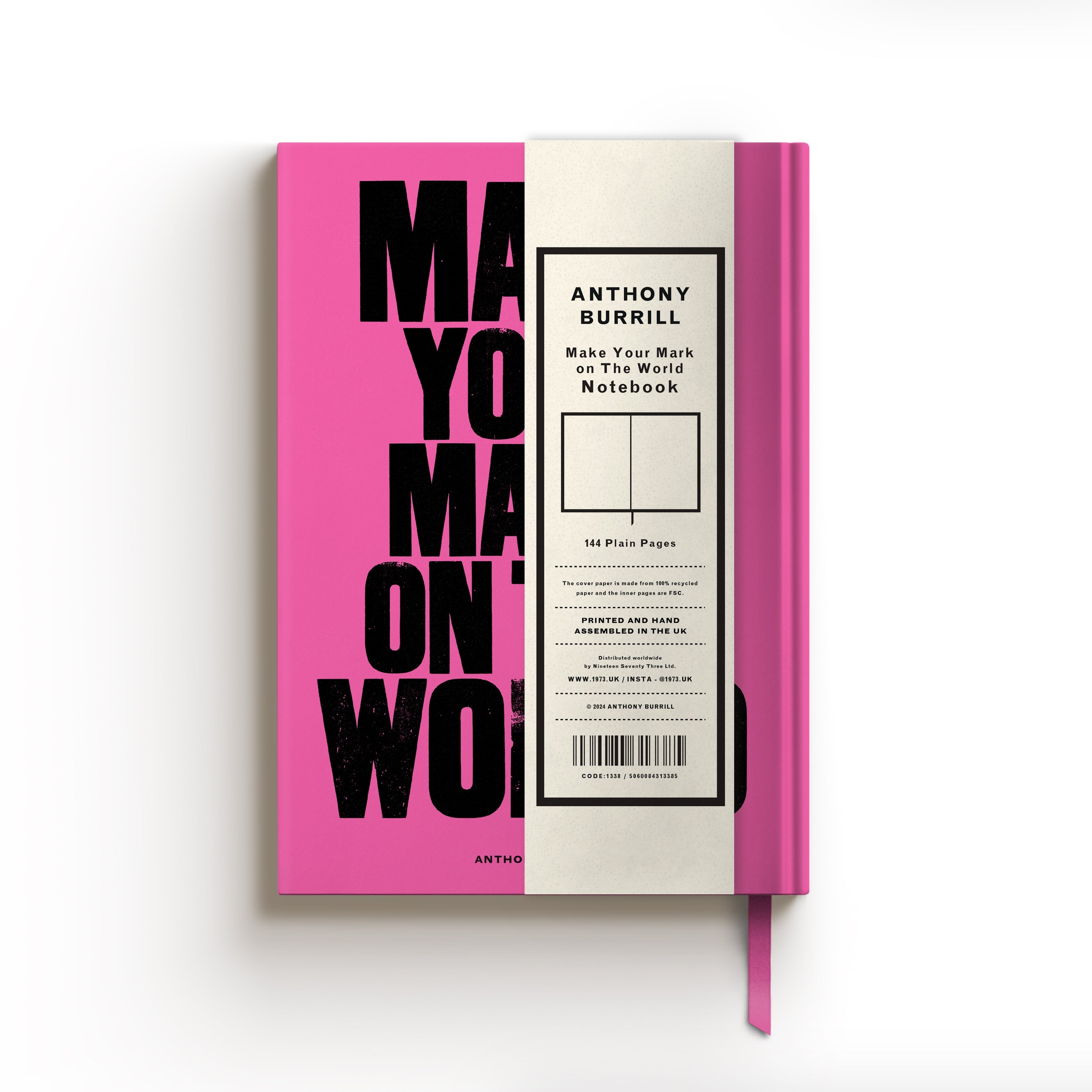 MAKE YOUR MARK ON THE WORLD NOTEBOOK
