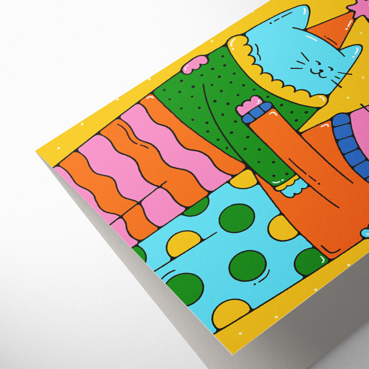 BIRTHDAY HUGGING CATS