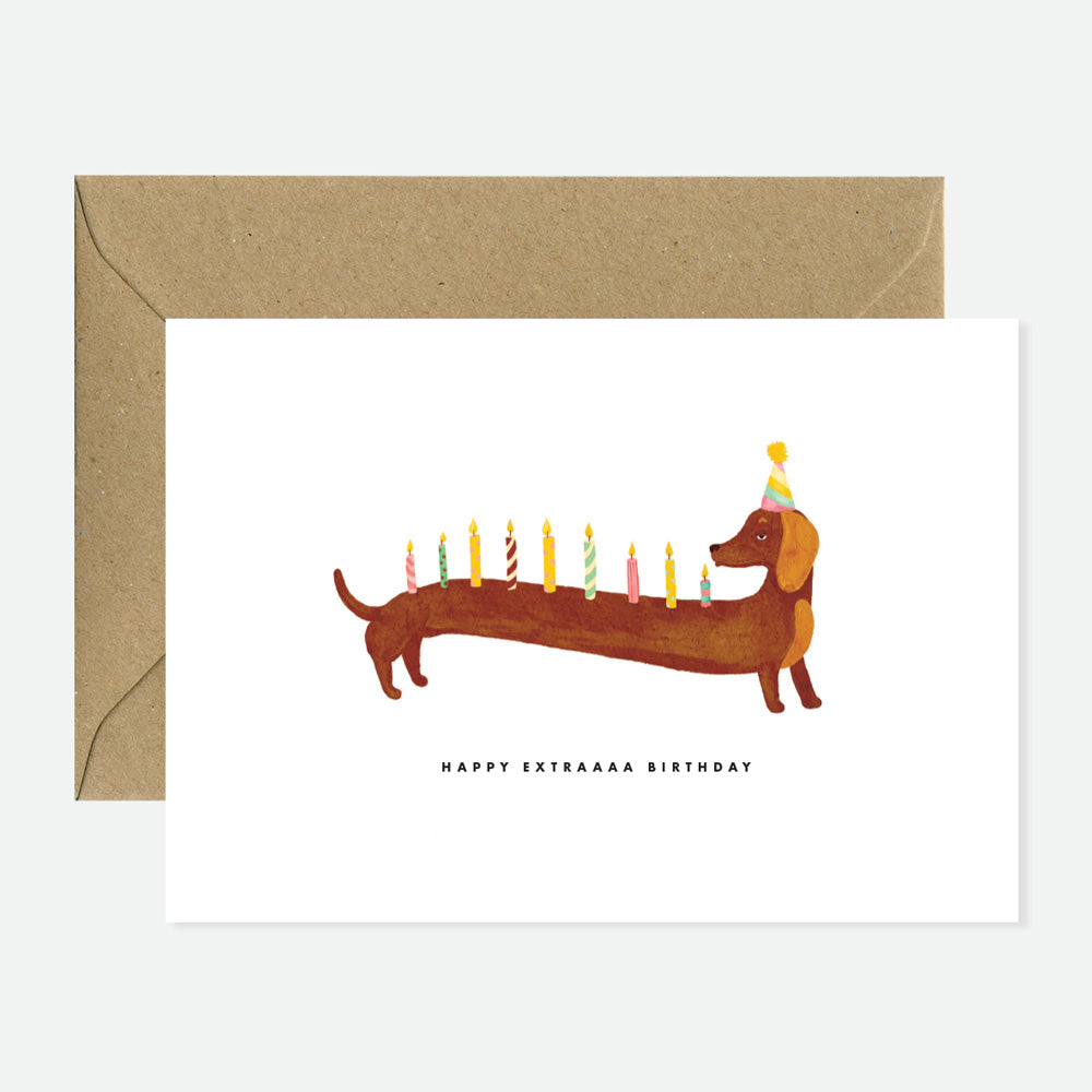 DACHSHUNDS EXTRA BIRTHDAY