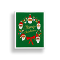 FATHER CHRISTMAS WREATH BOX SET