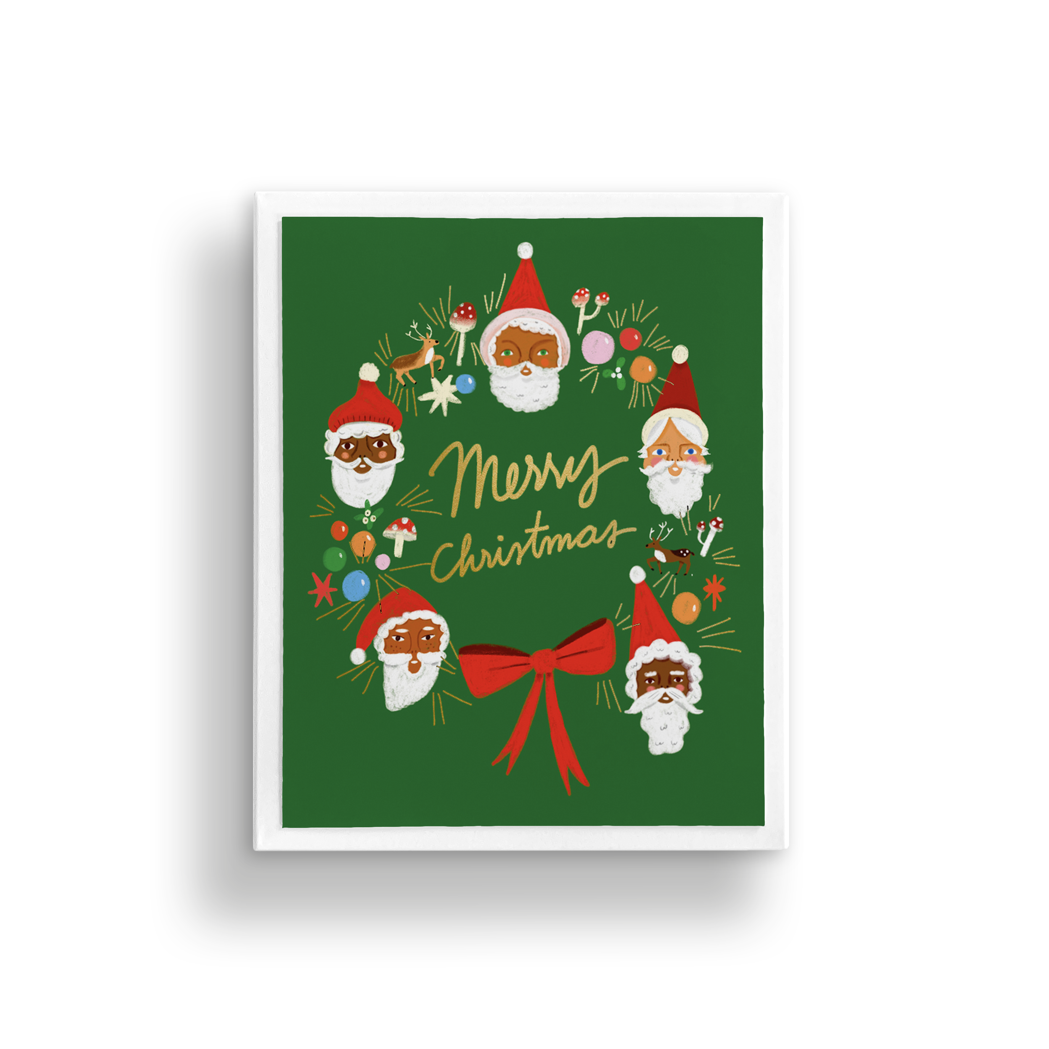 FATHER CHRISTMAS WREATH BOX SET