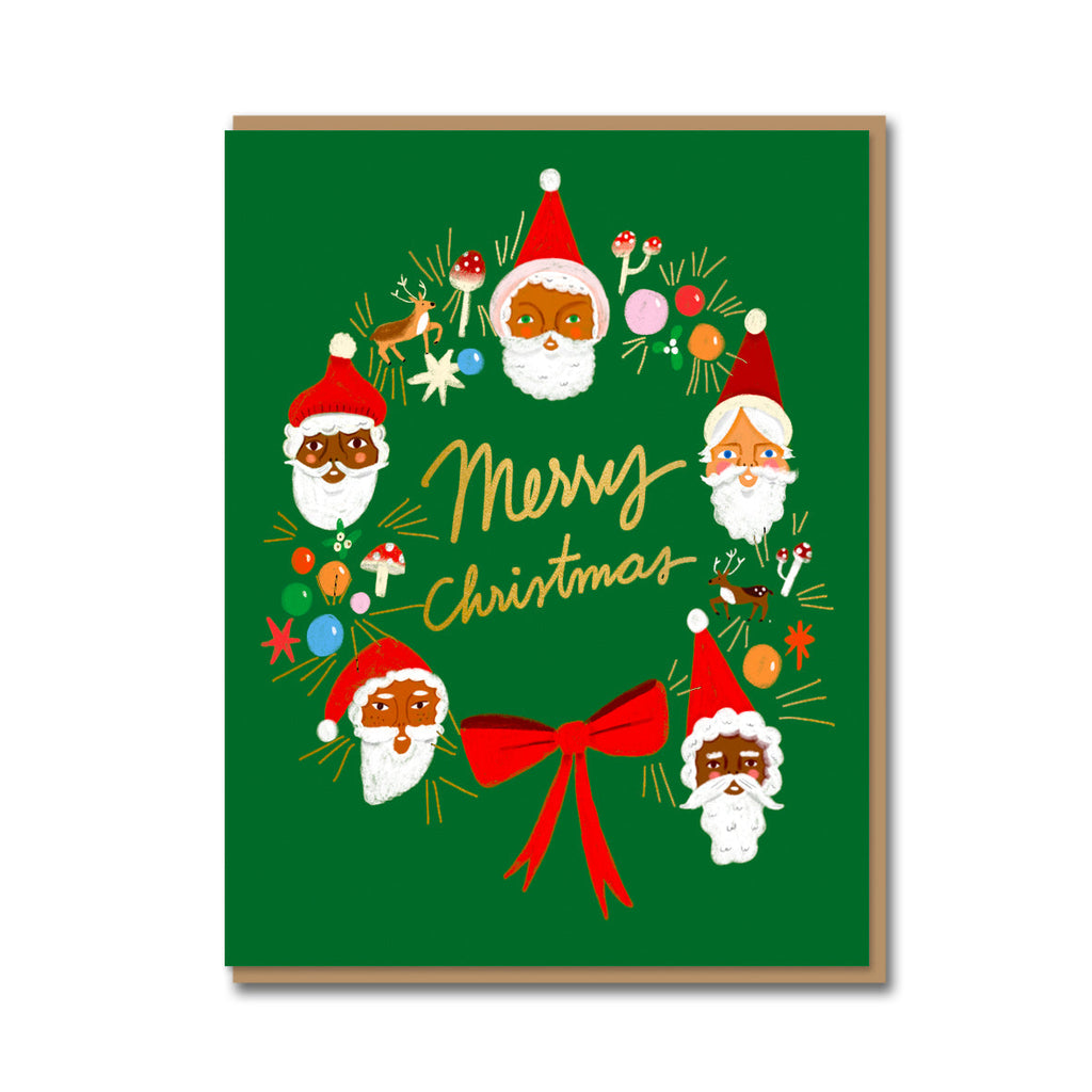 FATHER CHRISTMAS WREATH BOX SET