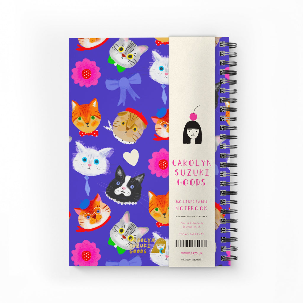 CAT FANZY A4 NOTEBOOK