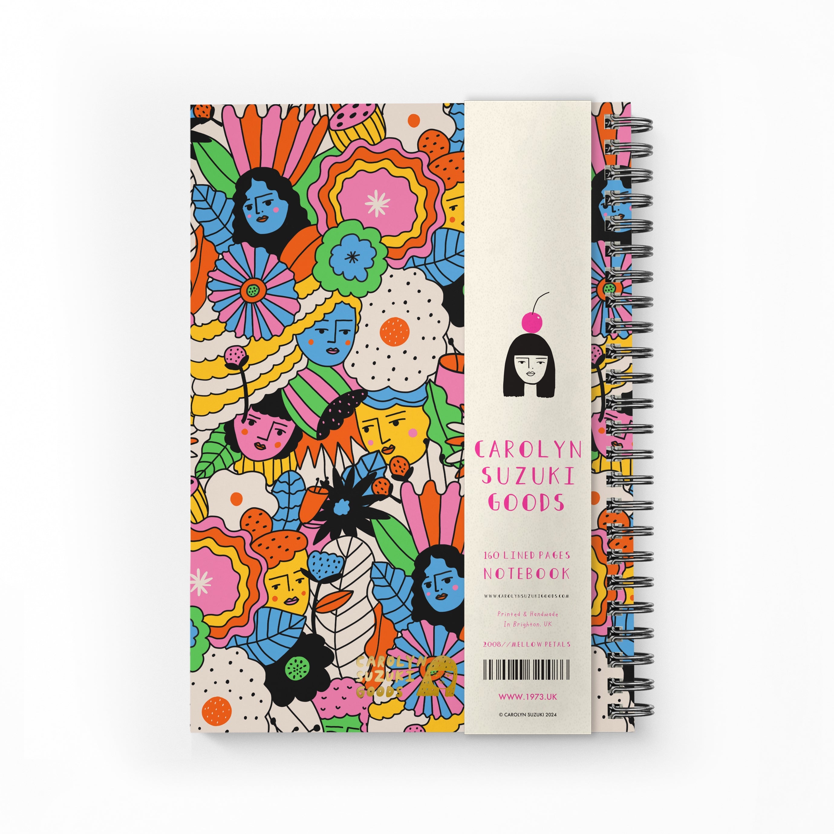 MELLOW PETALS A4 SPIRAL BOUND NOTEBOOK