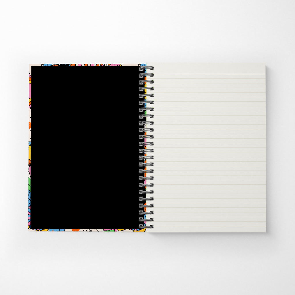 MELLOW PETALS A4 SPIRAL BOUND NOTEBOOK