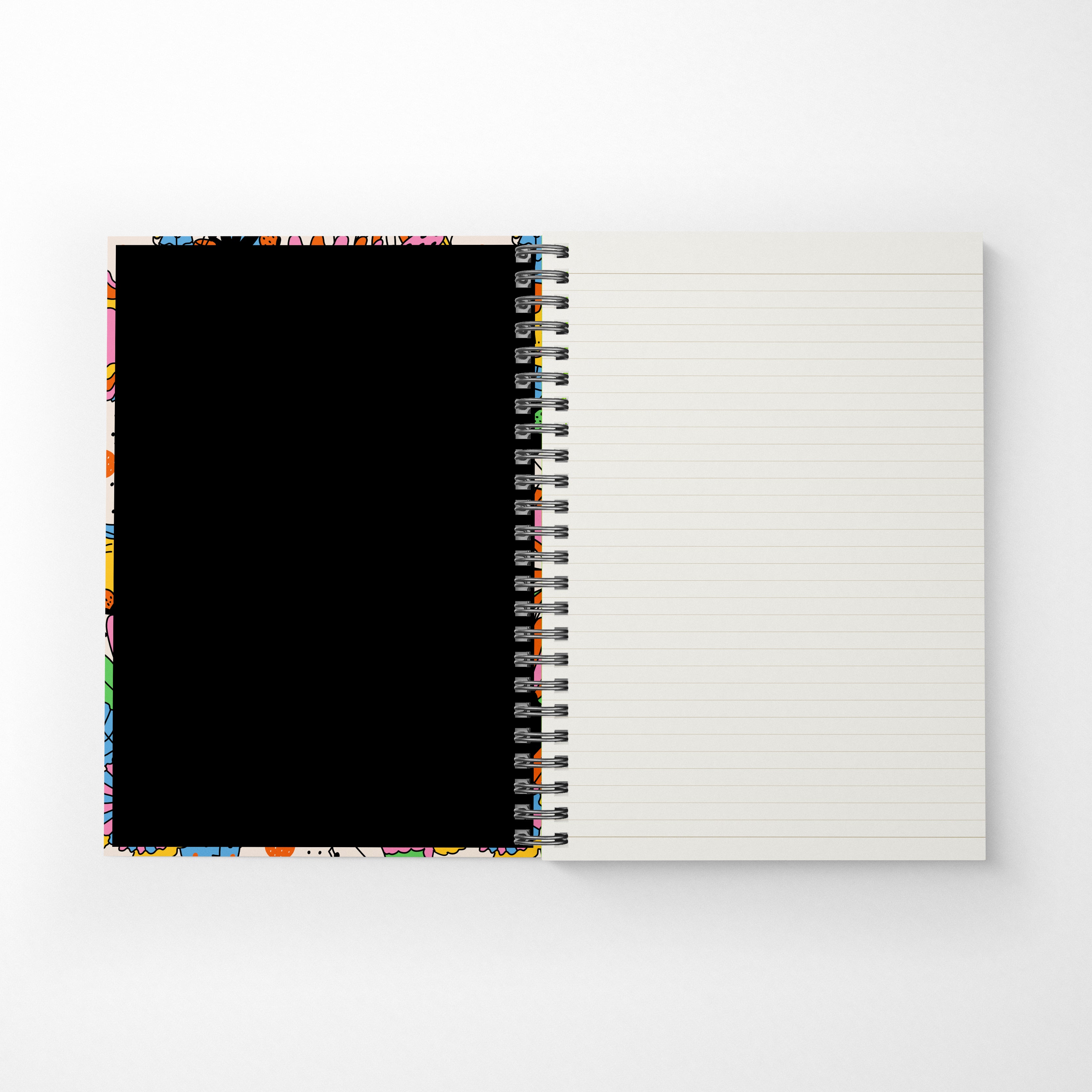 MELLOW PETALS A4 SPIRAL BOUND NOTEBOOK