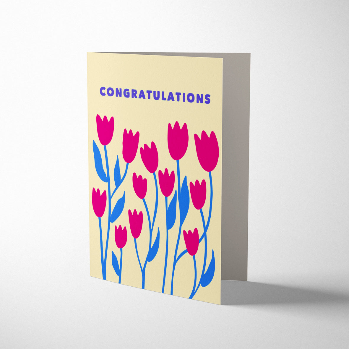 PINK TULIPS CONGRATULATIONS