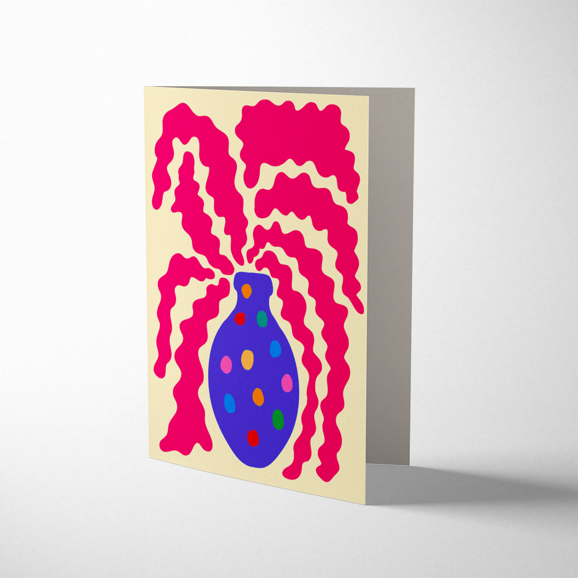 FISHBONE CACTUS SPOTTY VASE