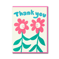 THANK YOU PINK FLOWERS
