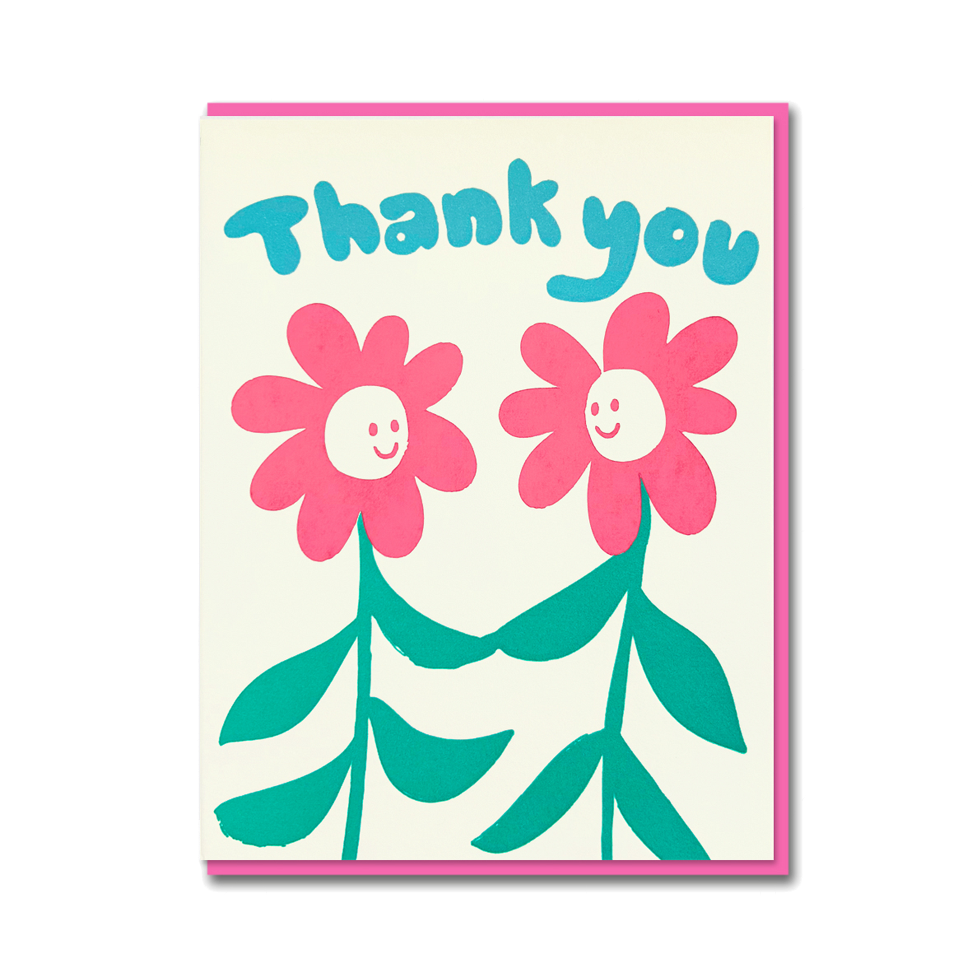 THANK YOU PINK FLOWERS