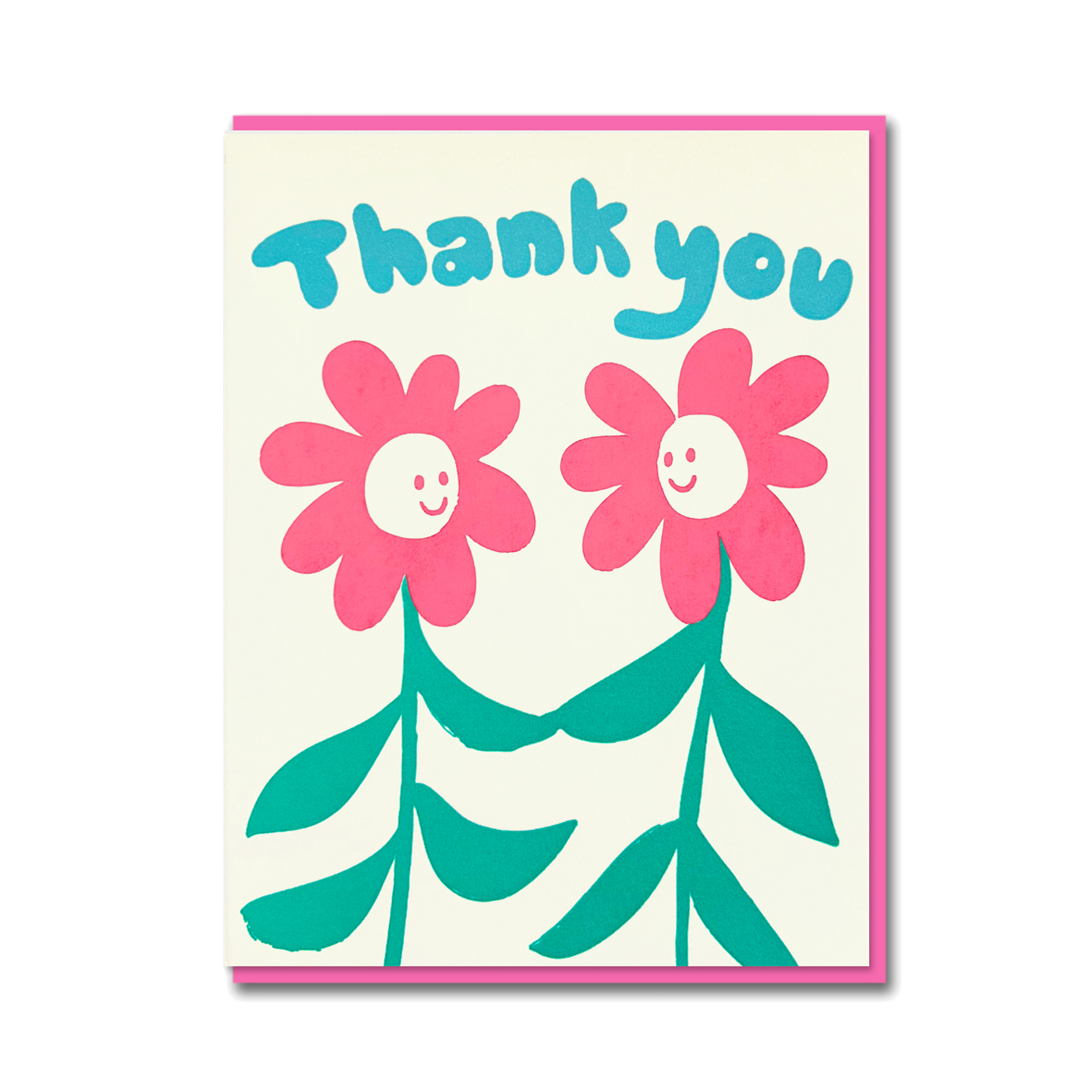 THANK YOU PINK FLOWERS
