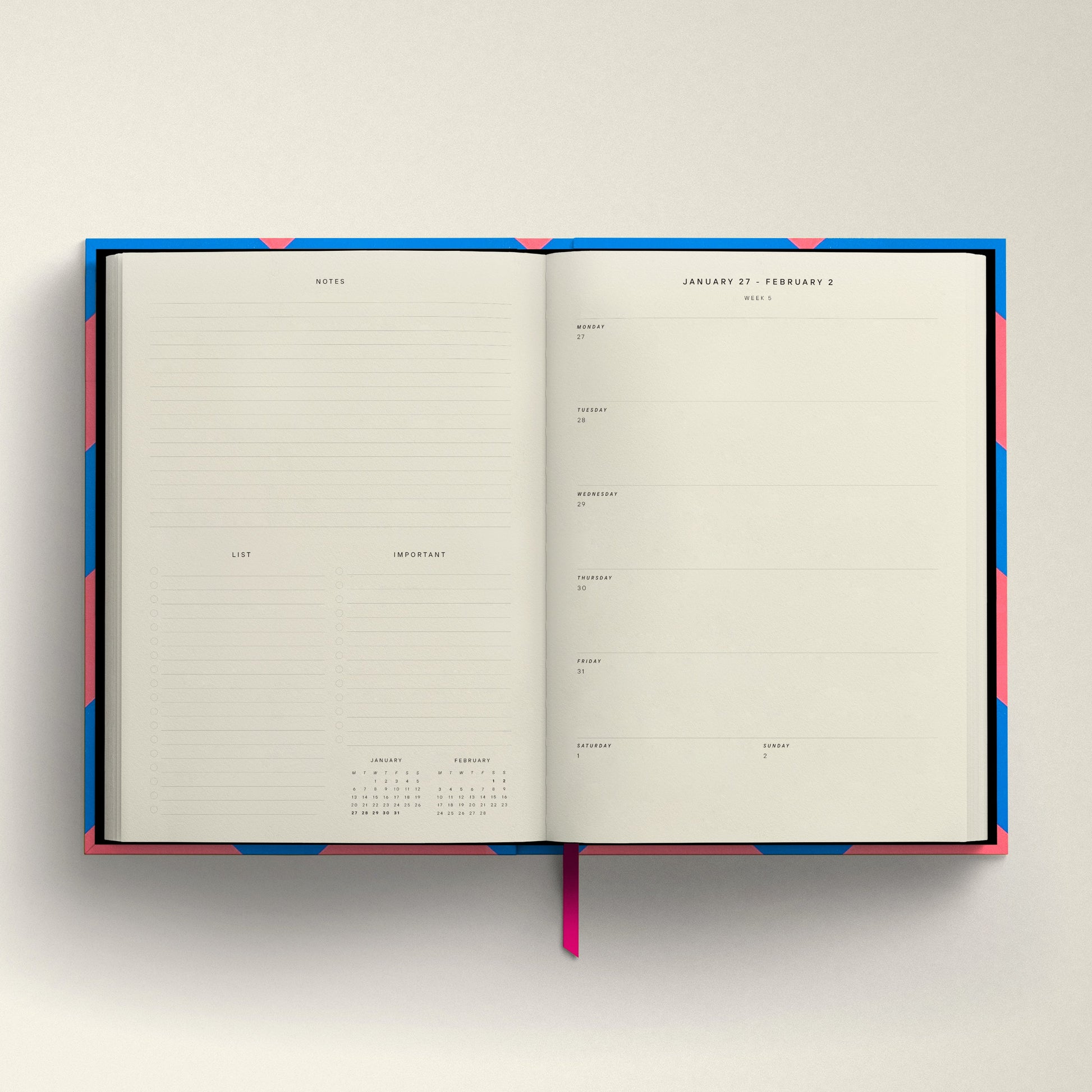 GRAFIKA ZIGZAG 2026 DIARY