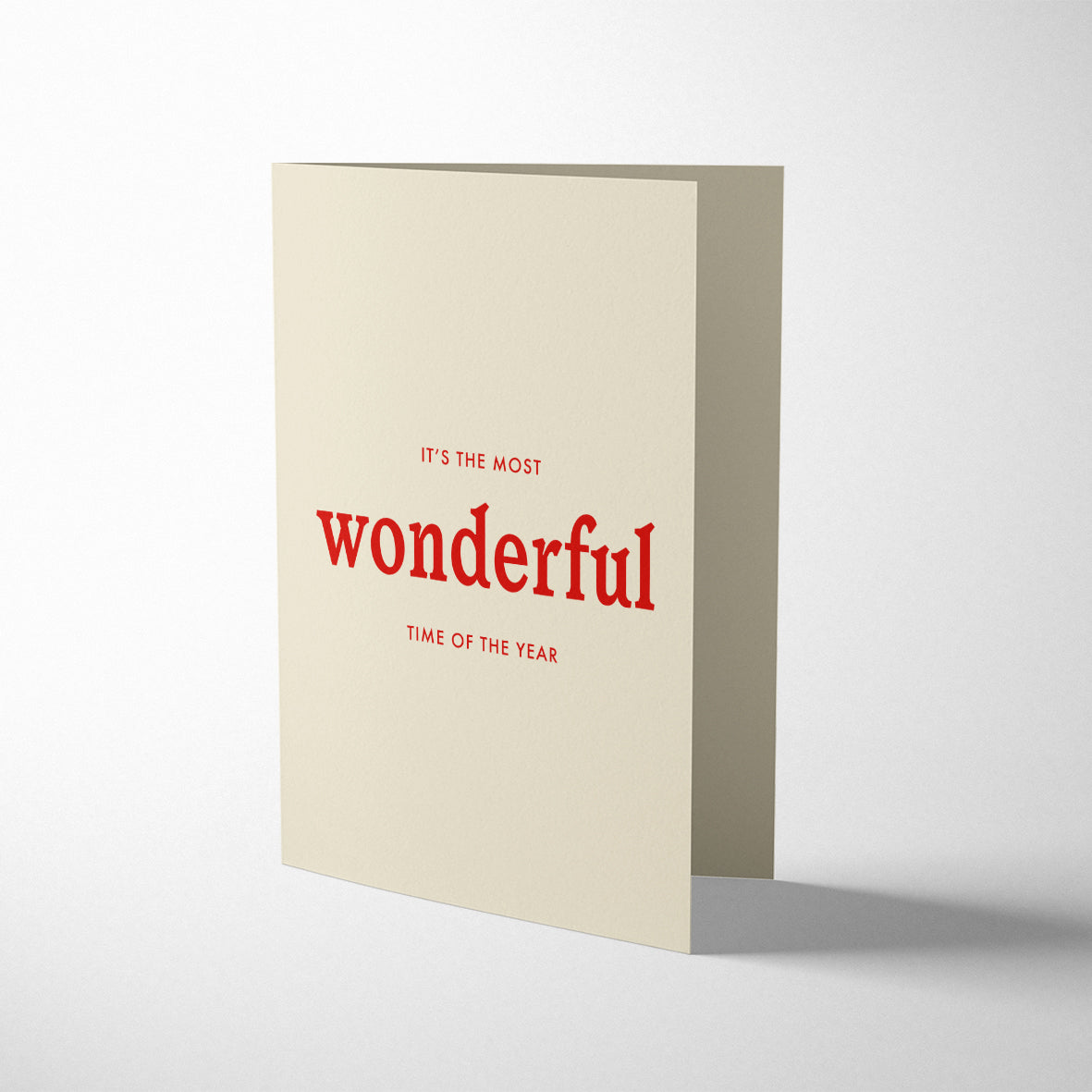 IT'S THE MOST WONDERFUL TIME OF THE YEAR