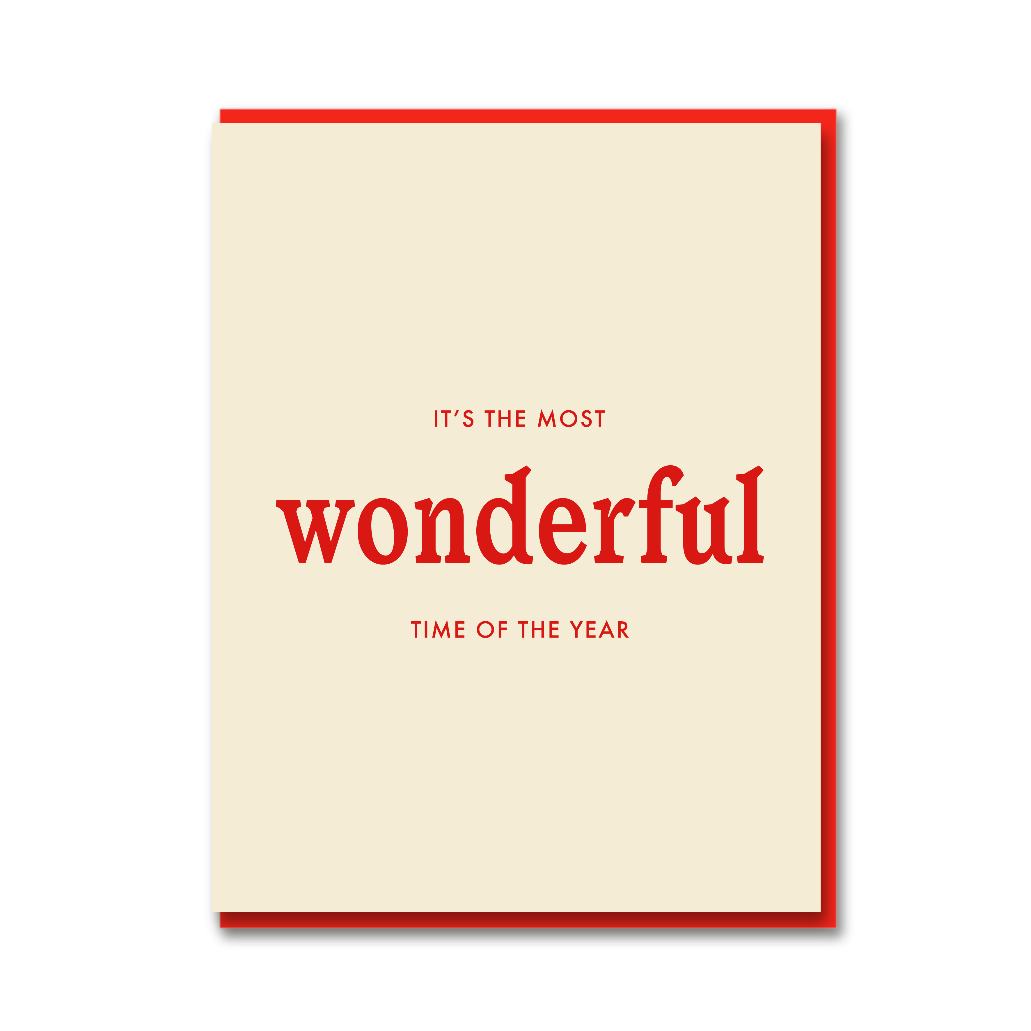 IT'S THE MOST WONDERFUL TIME OF THE YEAR