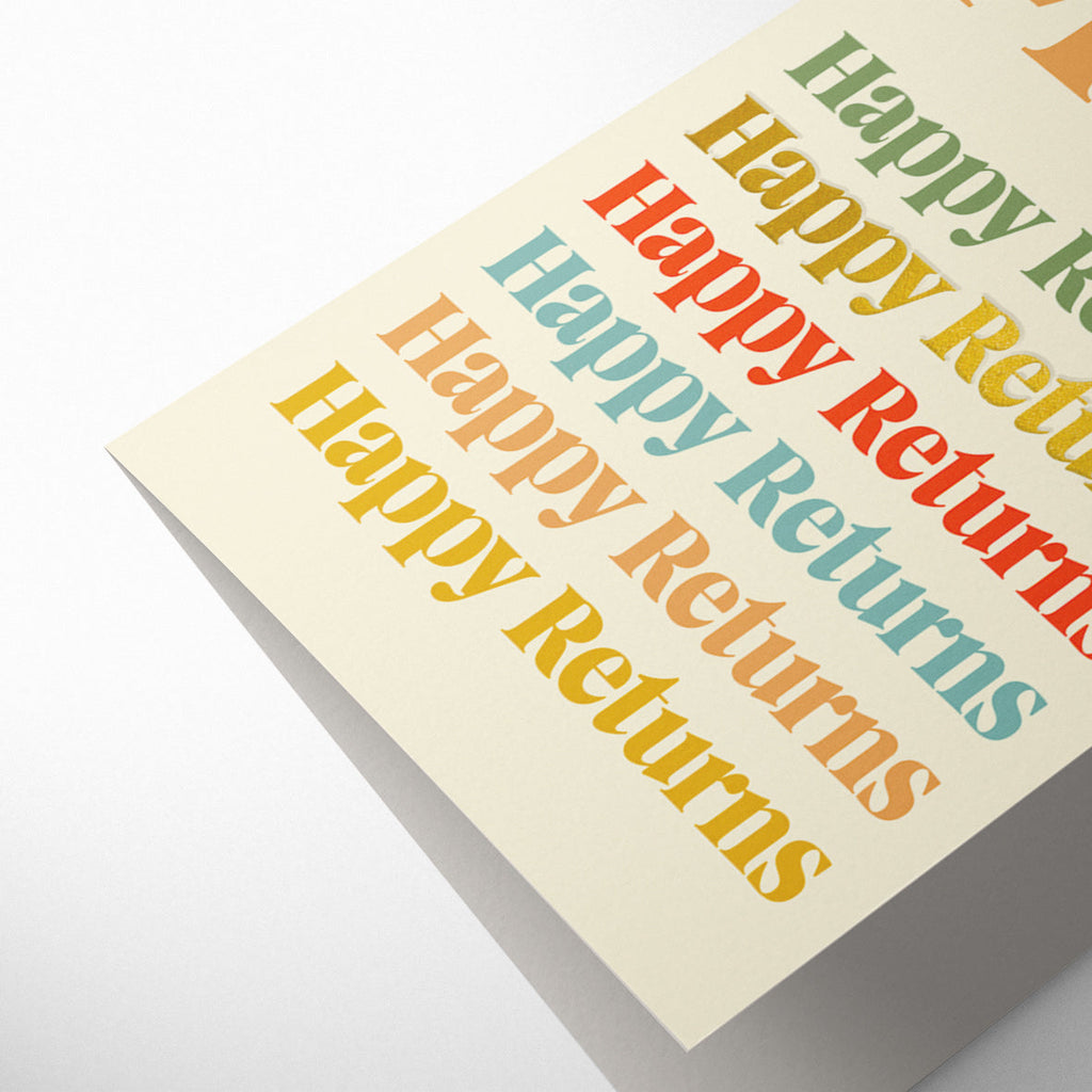 SERIF: MANY HAPPY RETURNS