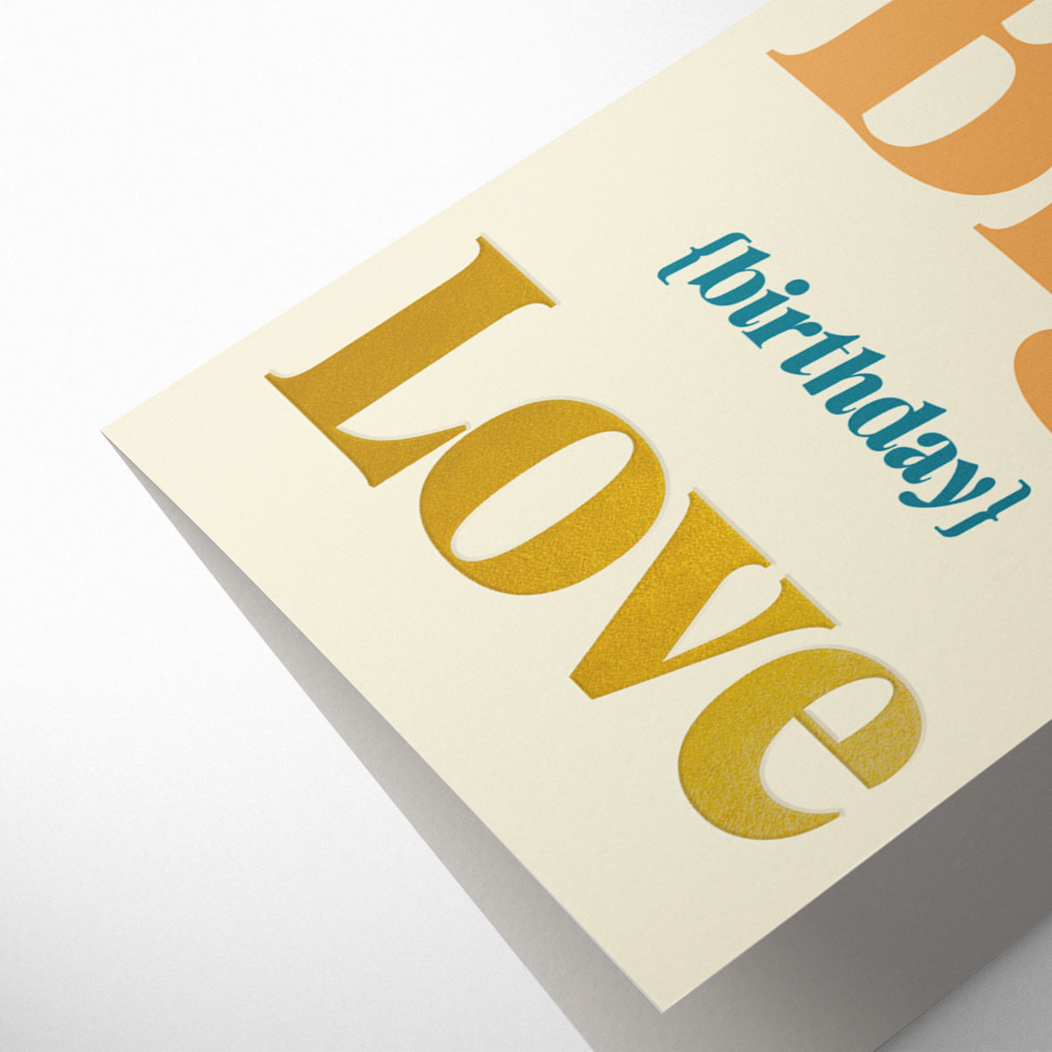 SERIF: BIG BIRTHDAY LOVE