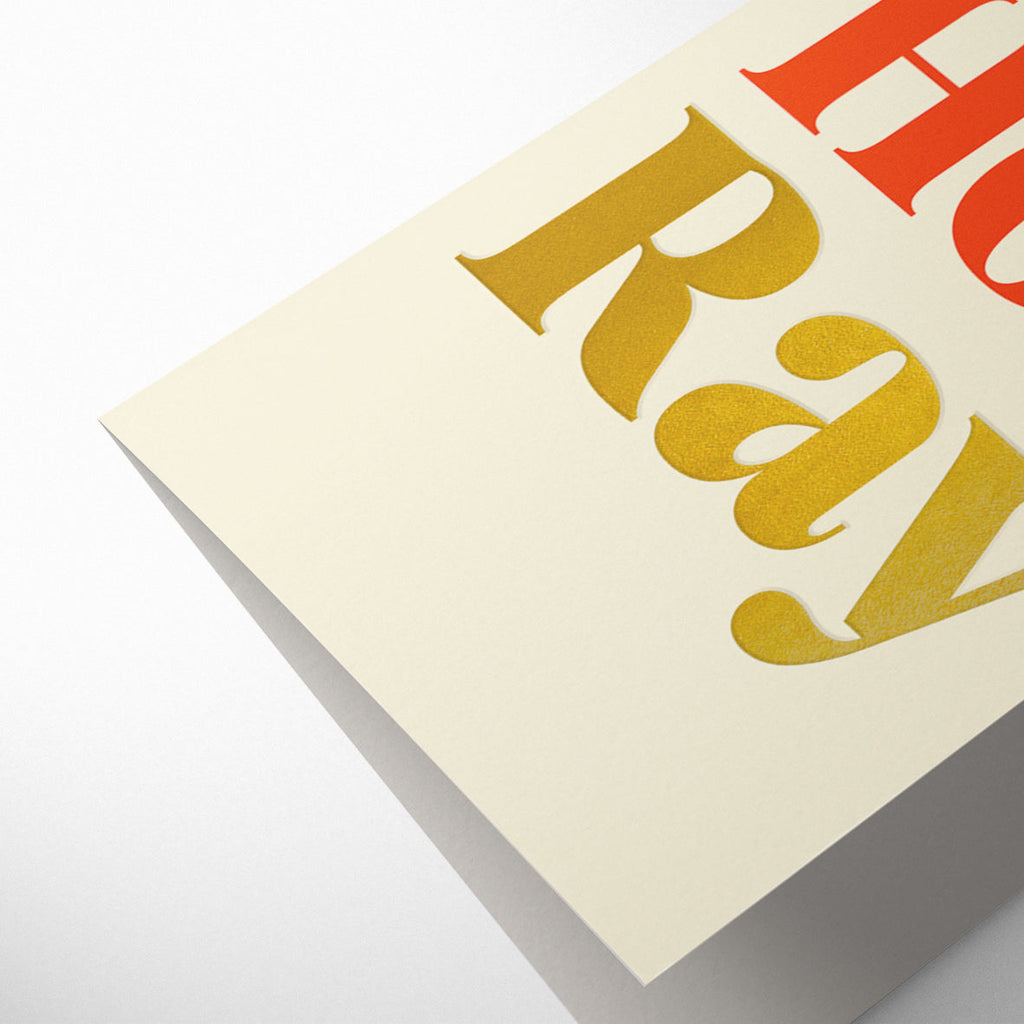 SERIF: HOO-RAY