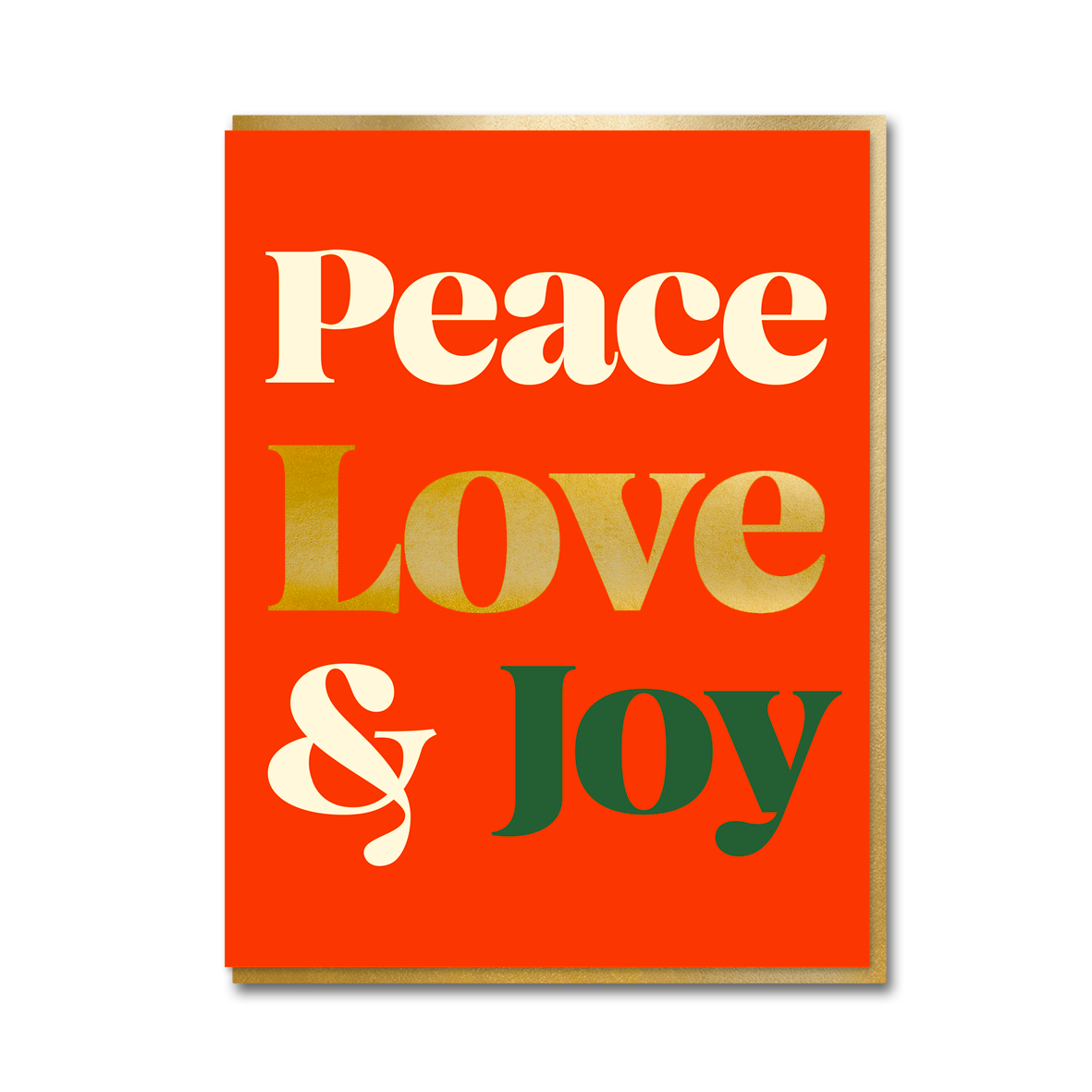 SERIF: PEACE LOVE AND JOY