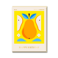 SPITALFIELDS MARKET: PEAR HAPPY BIRTHDAY