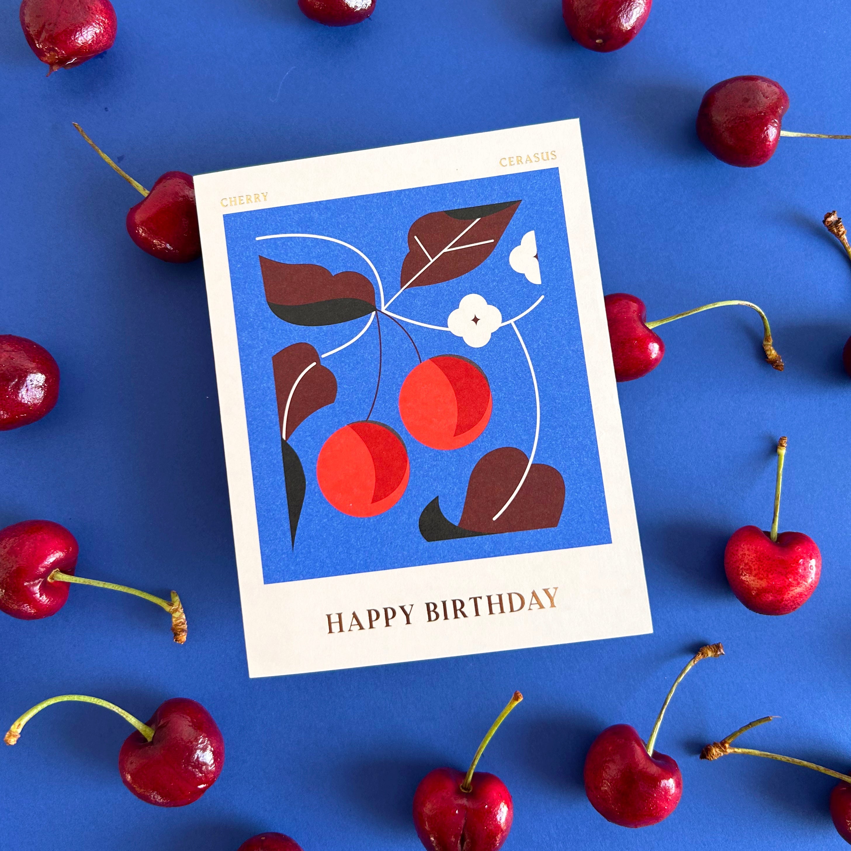 SPITALFIELDS MARKET: CHERRY HAPPY BIRTHDAY