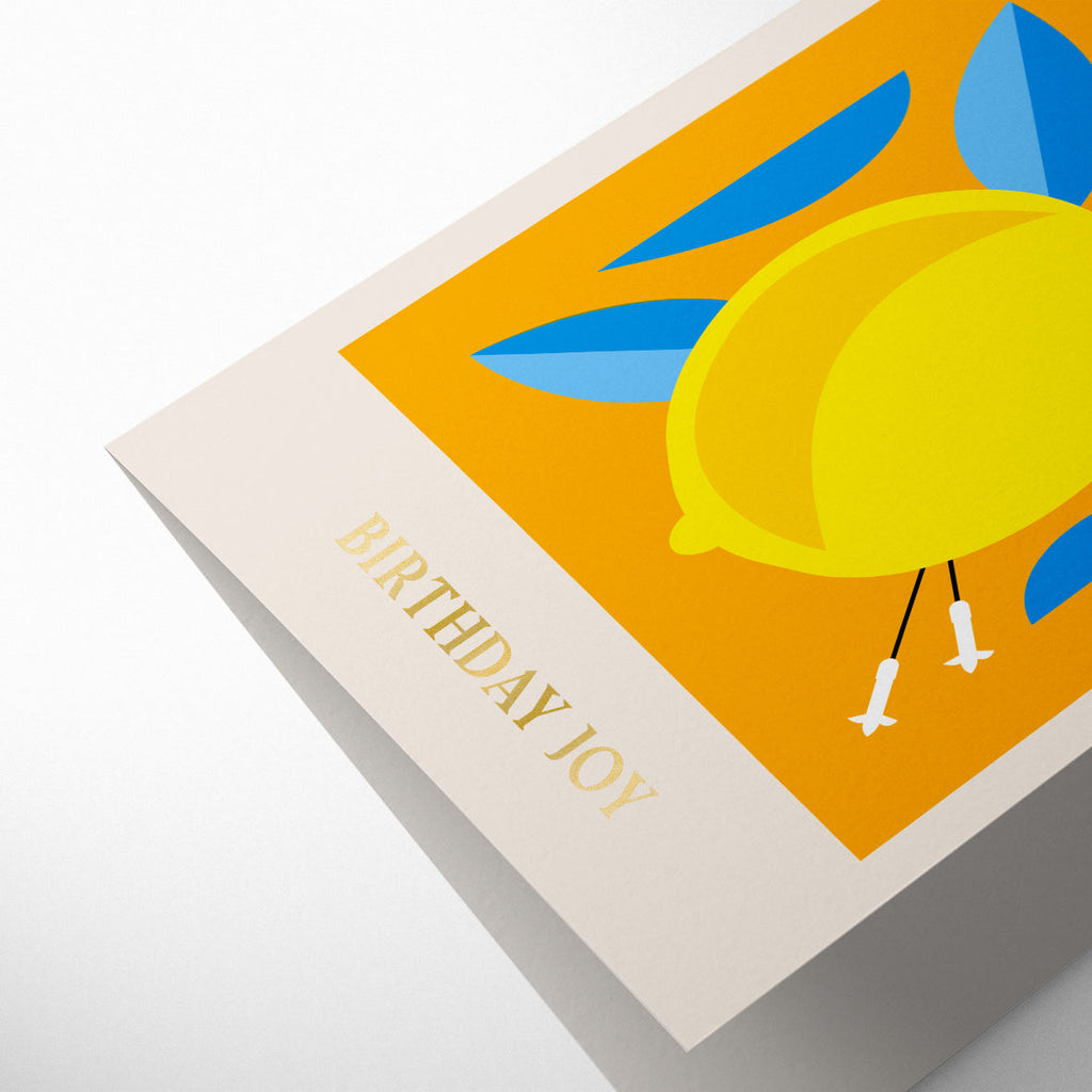 SPITALFIELDS MARKET: LEMON BIRTHDAY JOY