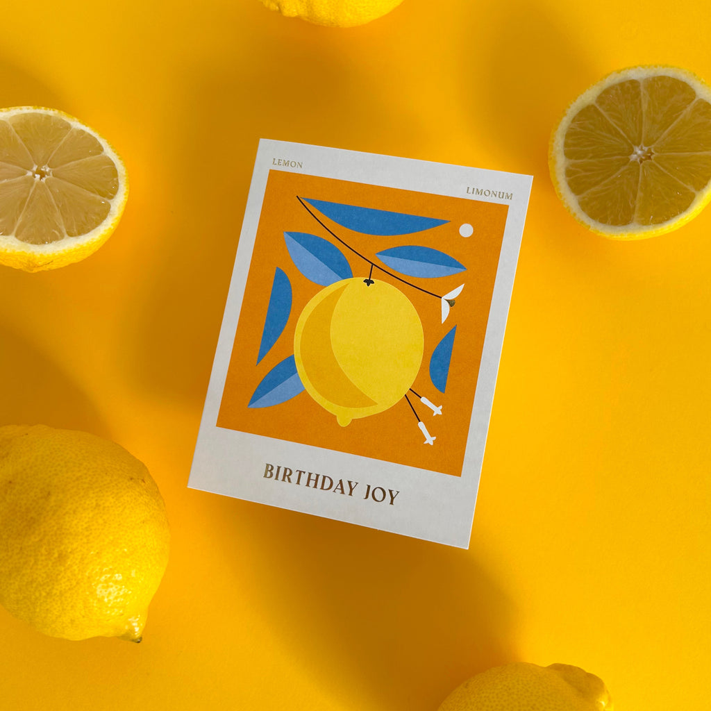 SPITALFIELDS MARKET: LEMON BIRTHDAY JOY