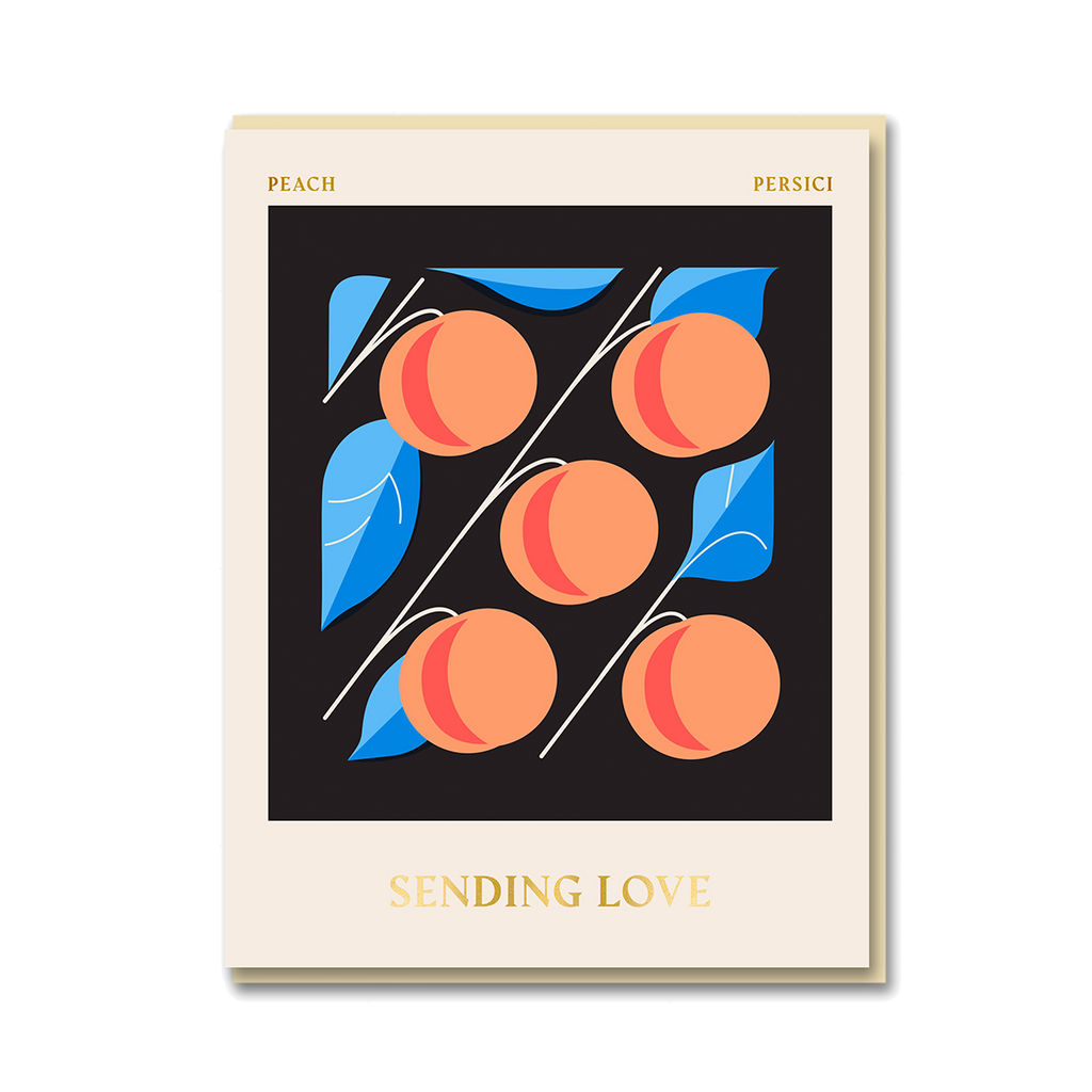 SPITALFIELDS MARKET: PEACH SENDING LOVE