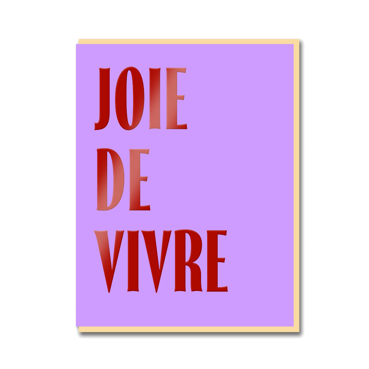 FRENCH TWIST: JOIE DE VIVRE