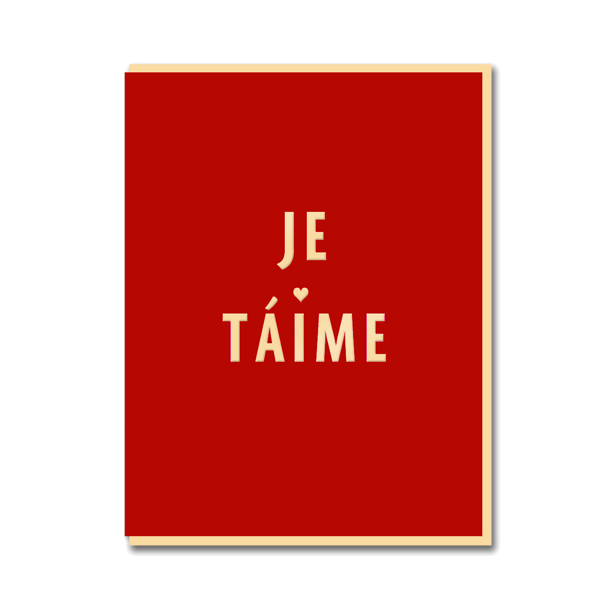 FRENCH TWIST: JE T'AIME